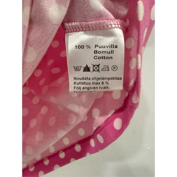 Marimekko Pink Polka Dot Tee Size M - Picture 2 of 4